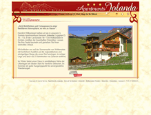 Tablet Screenshot of apartments-jolanda.com